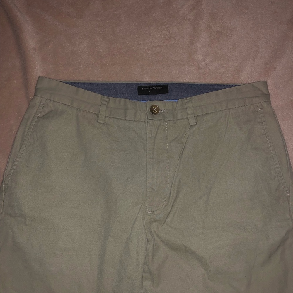 Men’s Light Gray Banana Republic Chinos